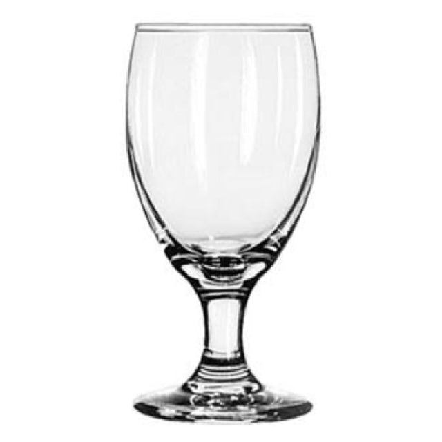 Libbey 3721 Banquet Goblet Glass 10-1/2 Oz. Safedge® Rim & Foot Guarantee