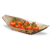 PacknWood 210BJQ22 - Zebra Leaf Boat, 12 Oz., 7.8 X 4.3" X 1"H