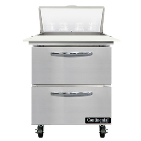 Continental Refrigerator SW27N8C-D Sandwich Unit 27"W 7.4 Cu Ft Capacity