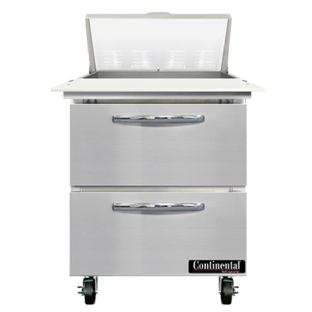 Continental Refrigerator SW27N8C-D Sandwich Unit 27"W 7.4 Cu Ft Capacity