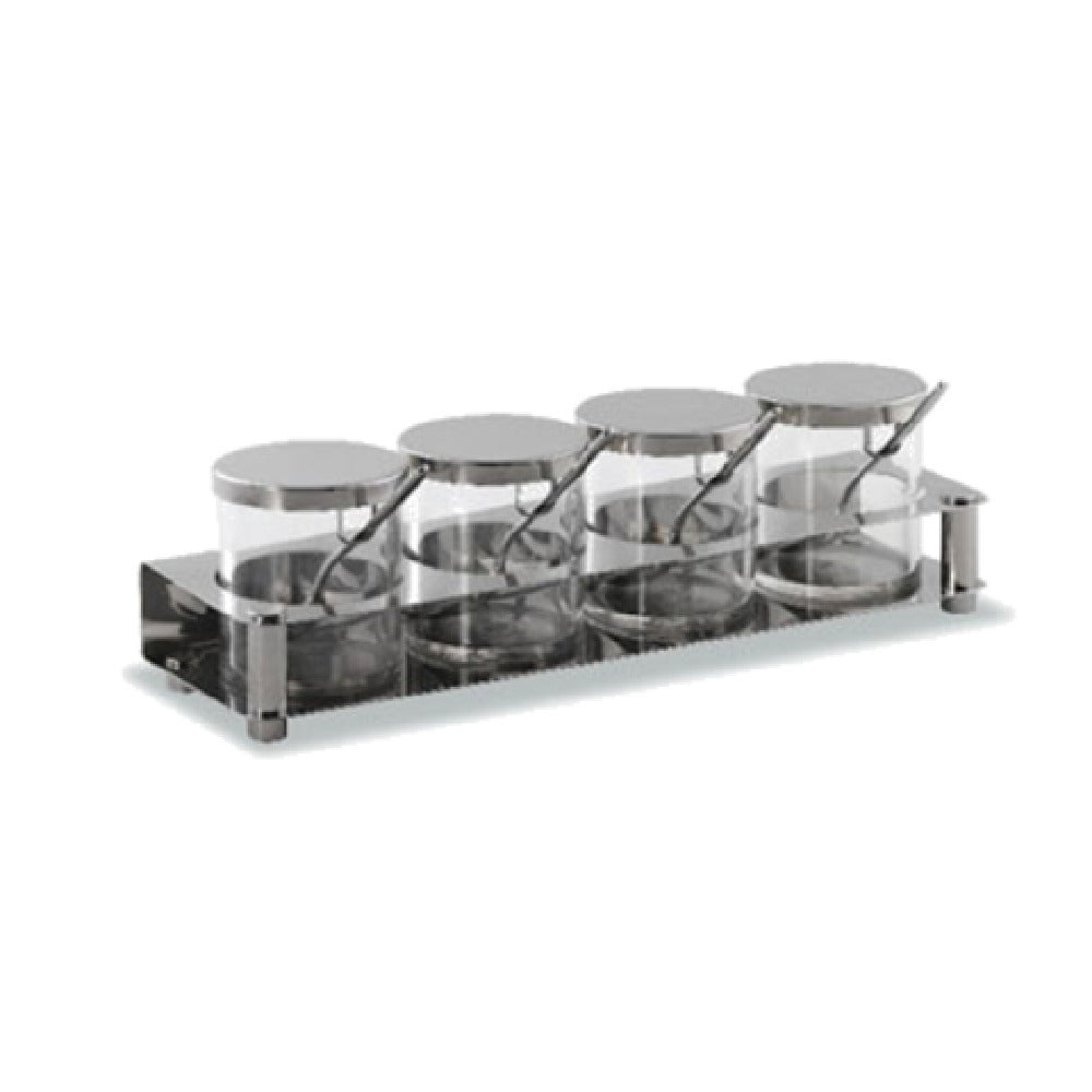 FOH BHO238MUM18 Smart Buffet Ware® Condiment Set 28 Oz. Four