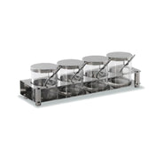 FOH BHO238MUM18 Smart Buffet Ware® Condiment Set 28 Oz. Four