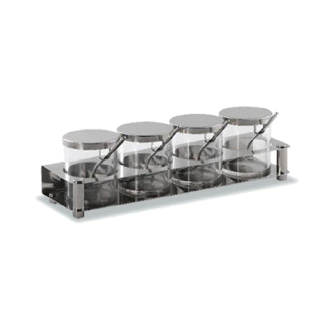 FOH BHO238MUM18 Smart Buffet Ware® Condiment Set 28 Oz. Four