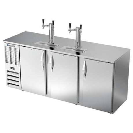 Beverage Air DDN78HC-S - Draft Beer Cooler, 78"W X 26-3/8"D X 49-5/16"H, 21.686 Cu. Ft.