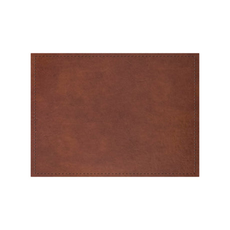 Risch TABLEMAT-LTH 15X11 Tuxedo Leather Bonded Leather Table Mat (specify Color)