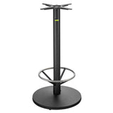 FLAT Tech CT3018 UR22 Table Base Bar Height 22" Round Pedestal Base