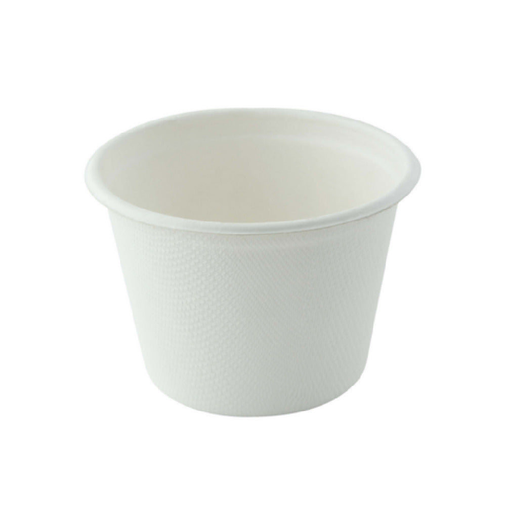 PacknWood 210GPU140F - Mini Sugarcane Cup (No Added PFAs), 4.7oz, 2.9" D