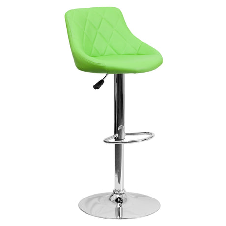 Flash Furniture CH-82028A-GRN-GG Swivel Bar Stool Adjustable Height Contemporary Style