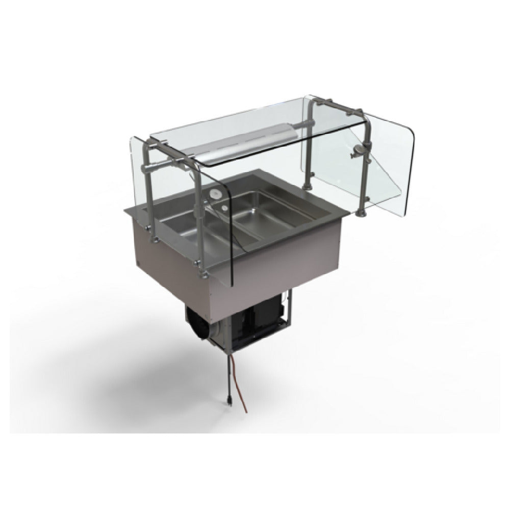 Hatco CWBP-2-BUNDLE BUNDLE: COLD WELL DROP-IN SNEEZE GUARD AND LIGHT. Drop-In Refrigerated Well