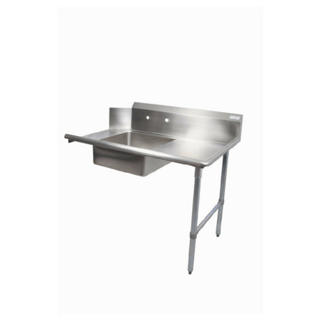 BK Resources BKSDT6-72-R-SS Heavy Duty Soiled Dishtables Straight Design 72"W X 30-7/8"D X 46-1/4"H