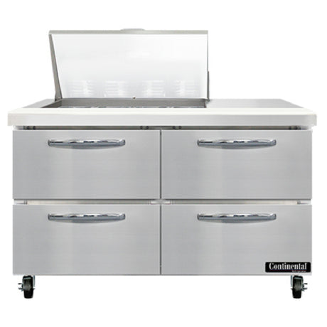 Continental Refrigerator SW48N12M-D Mighty Top Sandwich Unit 48"W 13.4 Cu Ft Capacity