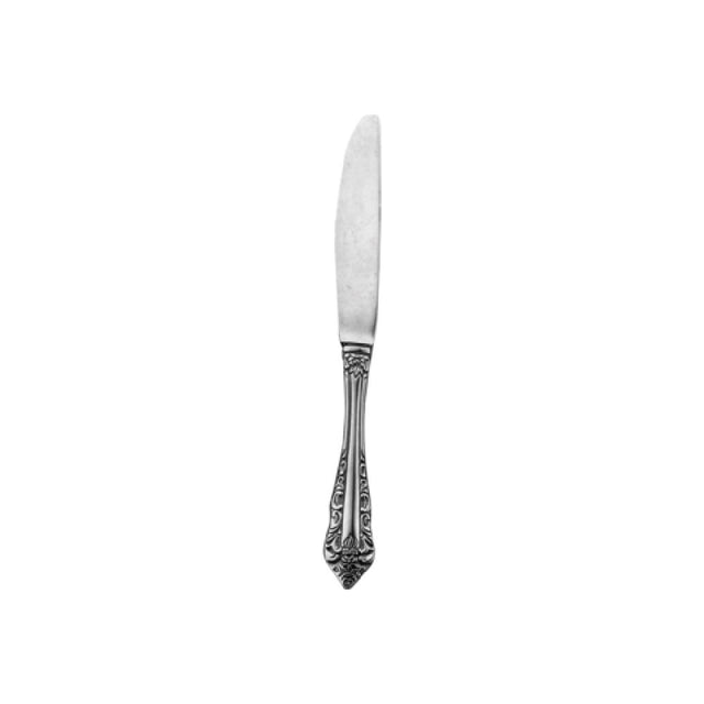 Steelite WL68451FST European Dinner Knife 9-3/4" Pierced Plumes