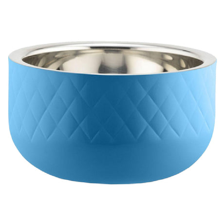 Bon Chef 9317DICARIBBEANBLUE - Cold Wave Bowl, 1 Qt., 6-3/8" Dia. X 3-5/8"H