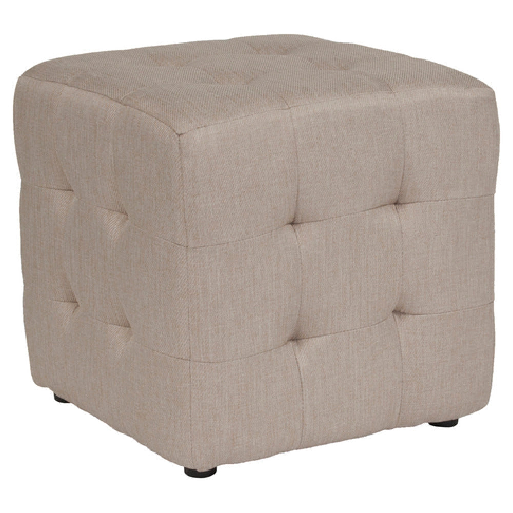 Flash Furniture QY-S02-B-GG Avendale Ottoman/Pouf 16"W X 16"D X 15-3/4"H Contemporary Style