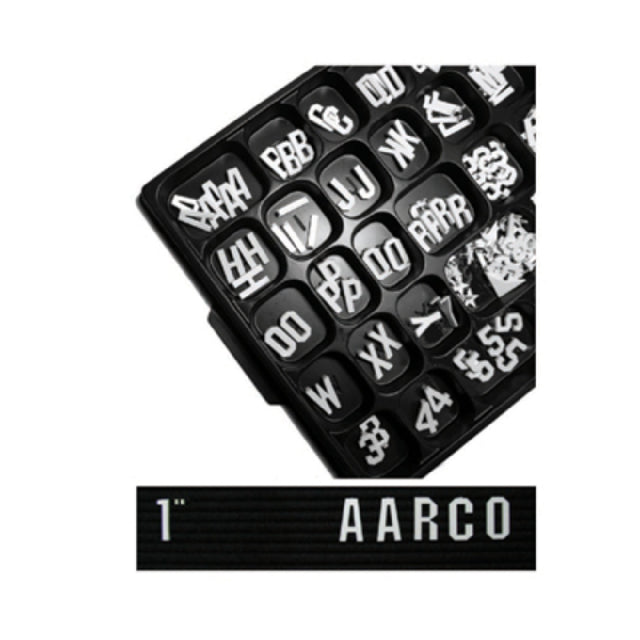 Aarco GFD1.0 Letter Set 1"H Gothic Style Typeface