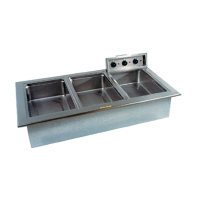 Delfield N8768ND_208/60/1 Narrow Drop-In Hot Food Well Unit Electric Individual Pan Design