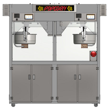 Gold Medal 2973-00-821 - PopClean® 52 Oz. Popcorn Machine (72") With Updraft HEPA Filtration System (for Each Kettle)