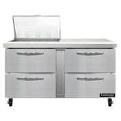 Continental Refrigerator SW60N12M-D Mighty Top Sandwich Unit 60"W 17.0 Cu Ft Capacity
