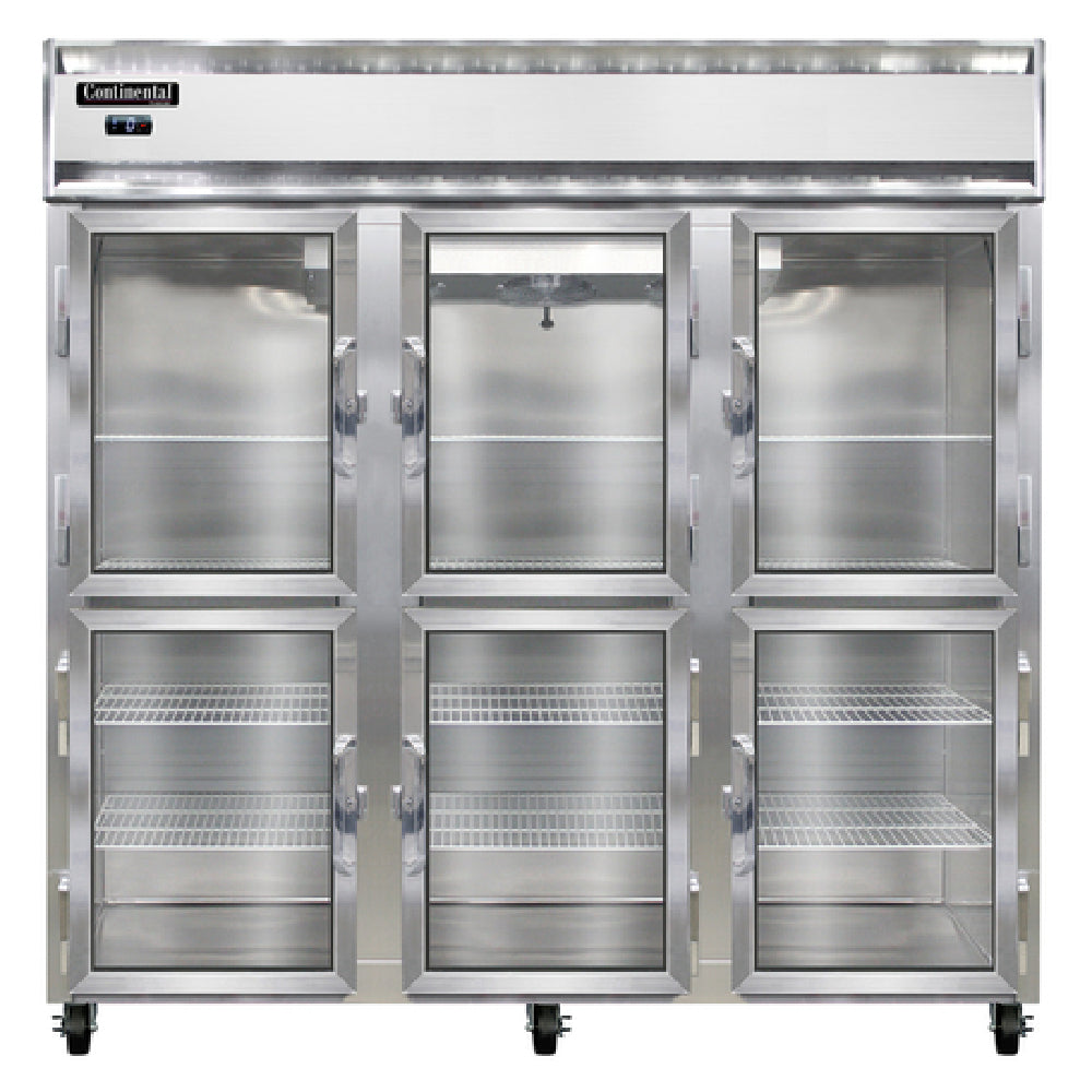 Continental Refrigerator 3FNSAGDHD Freezer Display Three-section