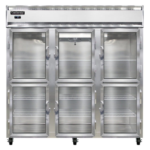 Continental Refrigerator 3FNSAGDHD Freezer Display Three-section