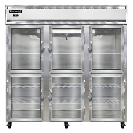 Continental Refrigerator 3FNSSGDHD Freezer Display Three-section