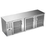 Beverage Air BB94HC-FG-S - Refrigerated Food Rated Back Bar Storage Cabinet, Three-section