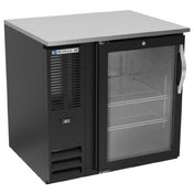 Beverage Air BB36HC-G-B - Refrigerated Back Bar Storage Cabinet, One-section, 36"W X 30-3/8"D X 34"H