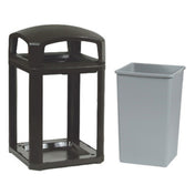 Rubbermaid FG397000BLA - Landmark Series® Classic Container, 35 Gallon, 26" Square X 40"H
