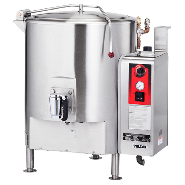 Vulcan EL80_208/60/3 Fully Jacketed Stationary Kettle Electric 80-gallon Capacity