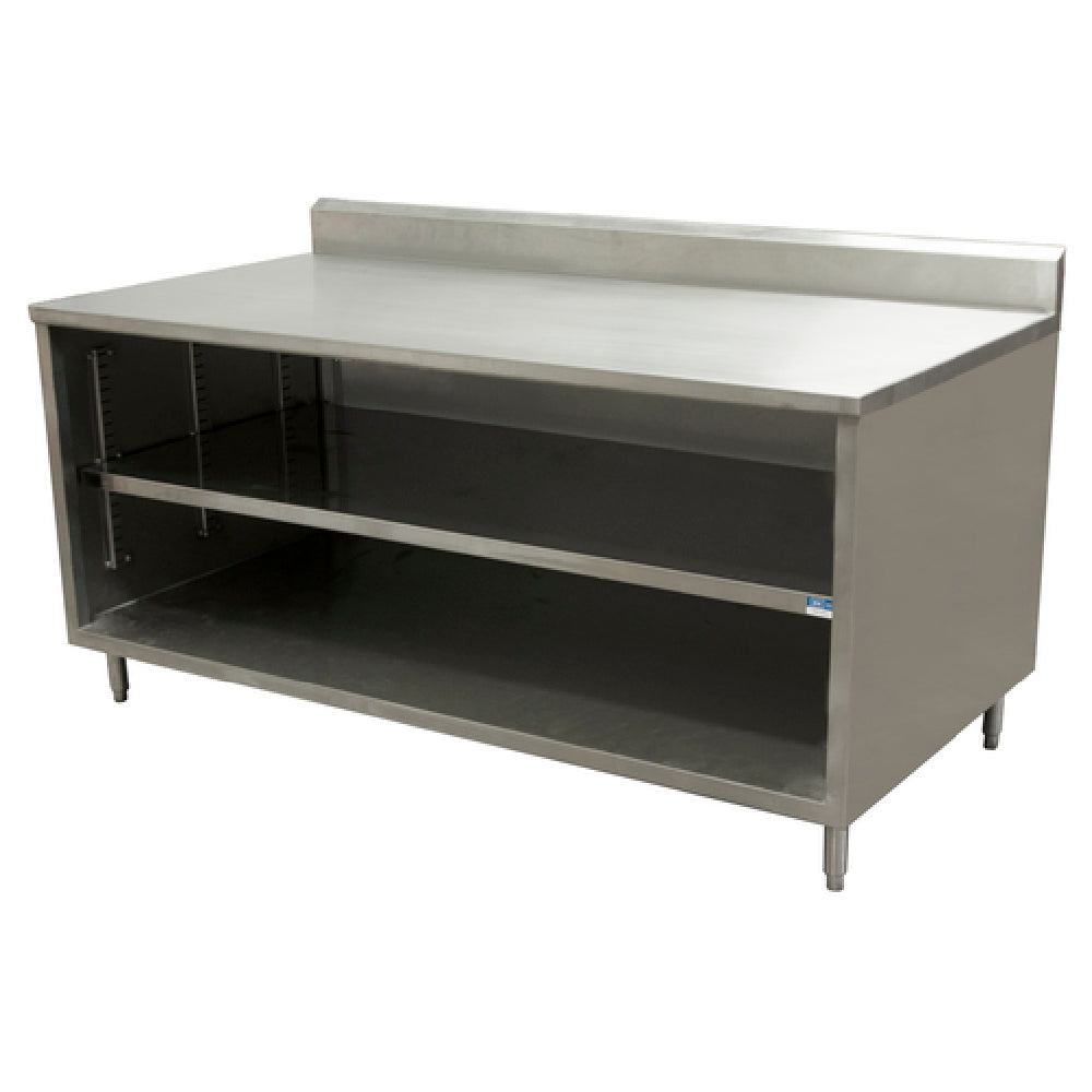 BK Resources CSTR5-2472 Chef Table Cabinet Base With Open Front 72"W X 24"D X 39-3/4"H Overall Size