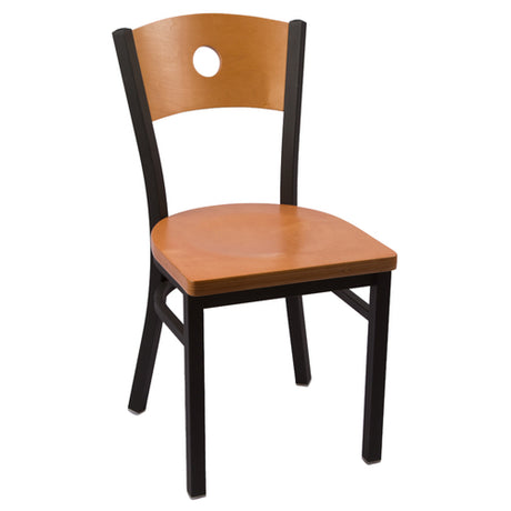 JMC Furniture CIRCLE SERIES CHAIR WOOD Circle Series Side Chair Indoor Use Wood Back With Circle Cutout