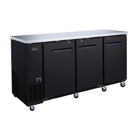 Omcan USA 50061 - (BB-CN-0020-SH) Refrigerated Back Bar Cooler, Reach-in, Three-section