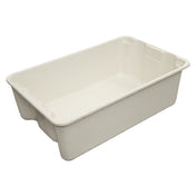 MFG Tray 780308W 5136 Nest & Stack Container 4 Gallon 19-3/4"L X 12-1/2"W X 6"H