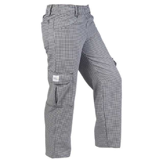 Mercer Culinary M61071HTM Genesis Women's Cargo Pants Elastic Waist Belt Loops