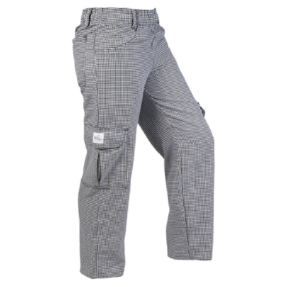 Mercer Culinary M61071HTXS Genesis Women's Cargo Pants Elastic Waist Belt Loops