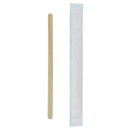 PacknWood 210SPATB11E - Coffee Stirrers, 4.3" X 0.2", Compostable