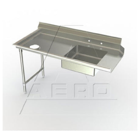 AERO Manufacturing 2SD-L-120 Aerospec™ Soiled Dishtable Straight Design 120"W X 30"D X 43"H