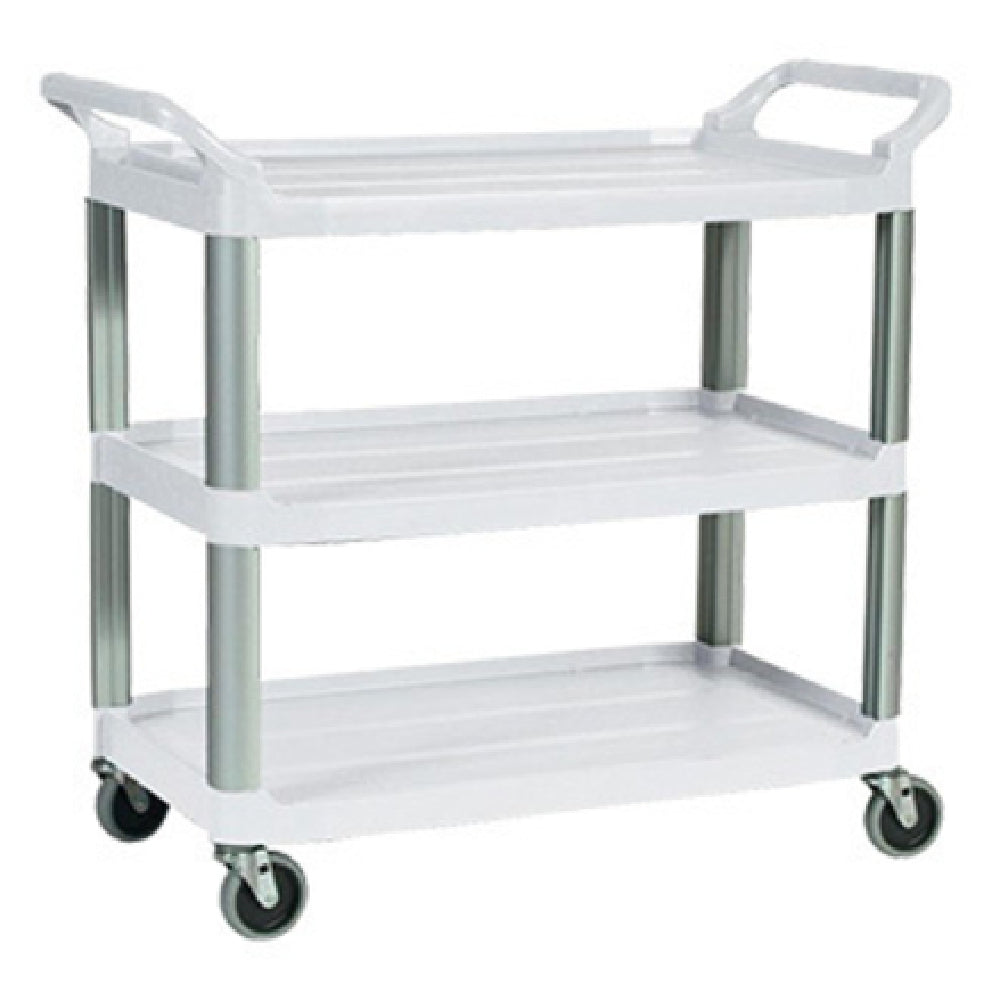 Rubbermaid FG409100OWHT - Xtra™ Utility Cart, 40-5/8"L X 20"W X 37-13/16"H, (3) Shelves