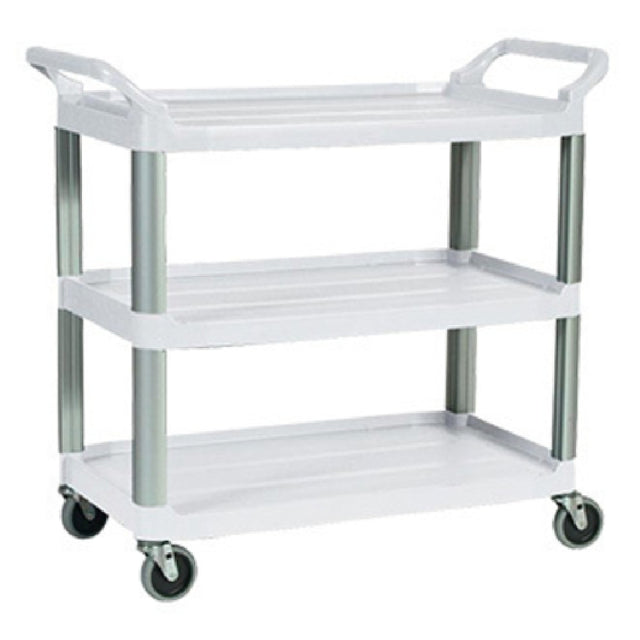 Rubbermaid FG409100OWHT - Xtra™ Utility Cart, 40-5/8"L X 20"W X 37-13/16"H, (3) Shelves