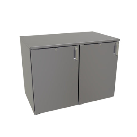 Glastender LPDS40 Low Profile Back Bar Dry Storage Cabinet Two-section 40"W