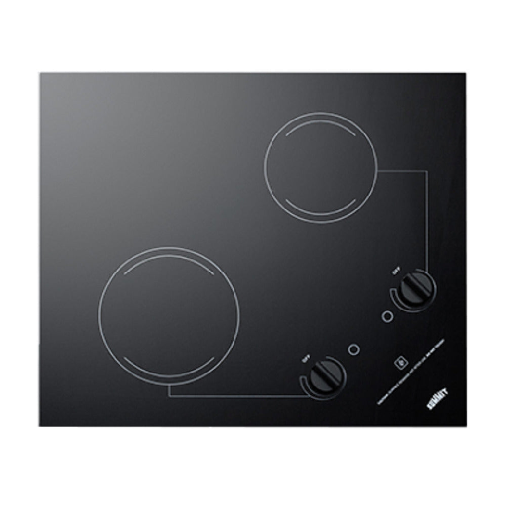 Summit CR2B121 Radiant Cooktop Electric 21-1/4" W