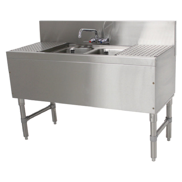 Advance Tabco PRB-19-42C Prestige Underbar Sink Unit 2-compartment 48"W X 20"D X 36"H