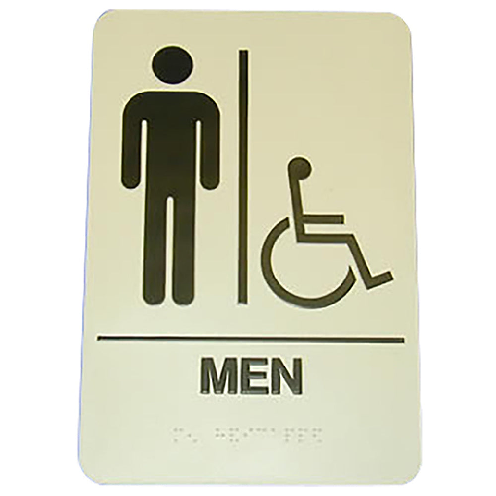 Franklin Machine Products 280-2169 Sign Men's Restroom (6" X 9" )