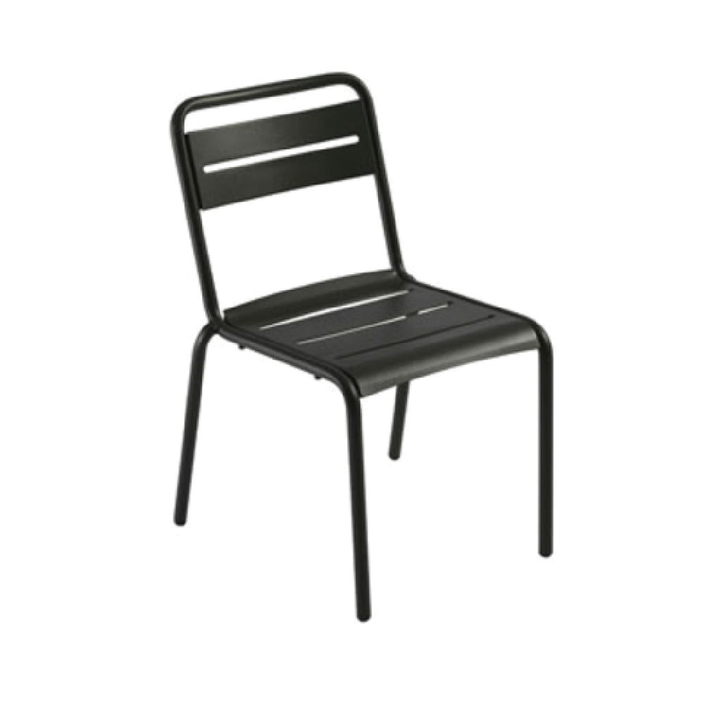 Emuamericas Llc E161N-61 Star Stacking Side Chair Outdoor/indoor Steel Slats Back And Seat