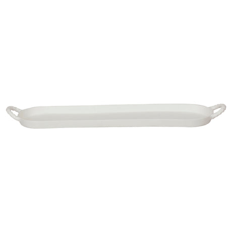 Bon Chef 80212BLKSPKLD Tray 26-1/4" X 7-1/8" X 1-1/4"H Oval