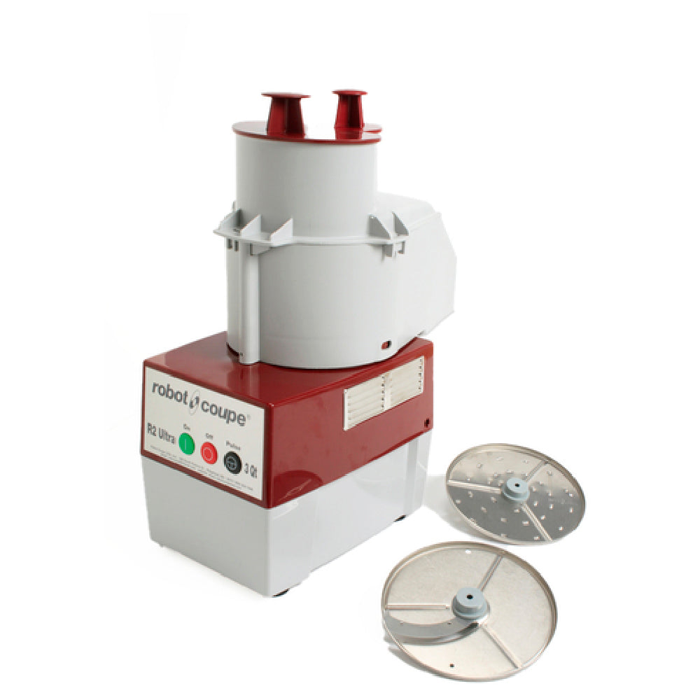 Robot Coupe R2C Commercial Food Processor Includes Continuous Feed Kit & (1) 5/32” (4mm) Slicing Disc (27566)