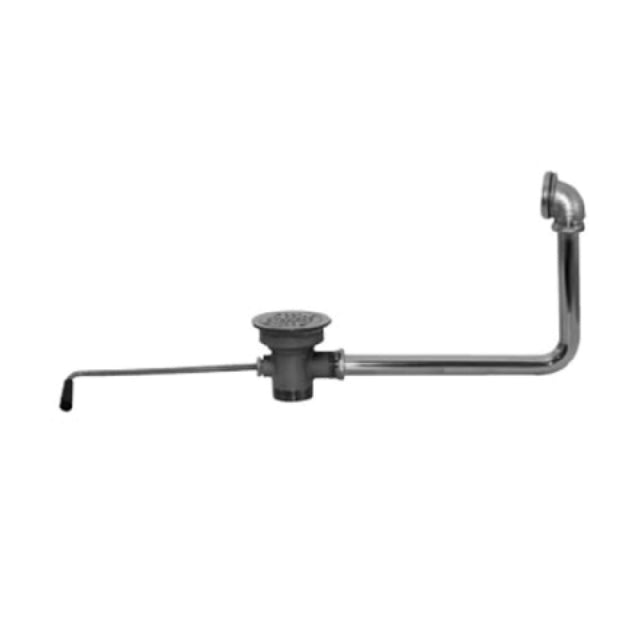 Advance Tabco K-15 Lever Waste Drain Twist Handle Operated With Built In Overflow