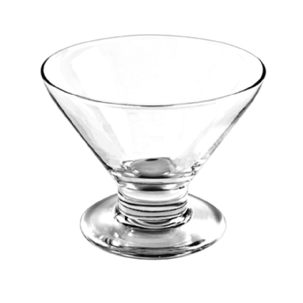 International Tableware 512 Fiesta Dessert Glass 7.5 Oz. Footed/stem