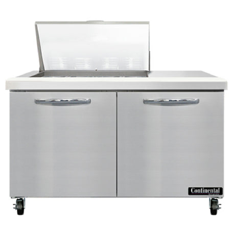 Continental Refrigerator SW48N12M Mighty Top Sandwich Unit 48"W 13.4 Cu Ft Capacity