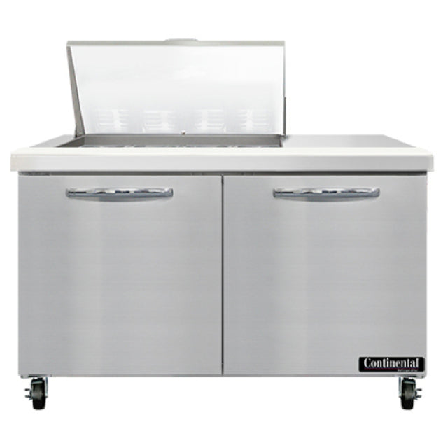 Continental Refrigerator SW48N12M Mighty Top Sandwich Unit 48"W 13.4 Cu Ft Capacity